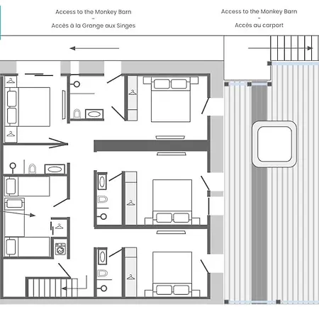 Monkey Barn Morzine Les Gets Feriehus La Cote d'Arbroz
